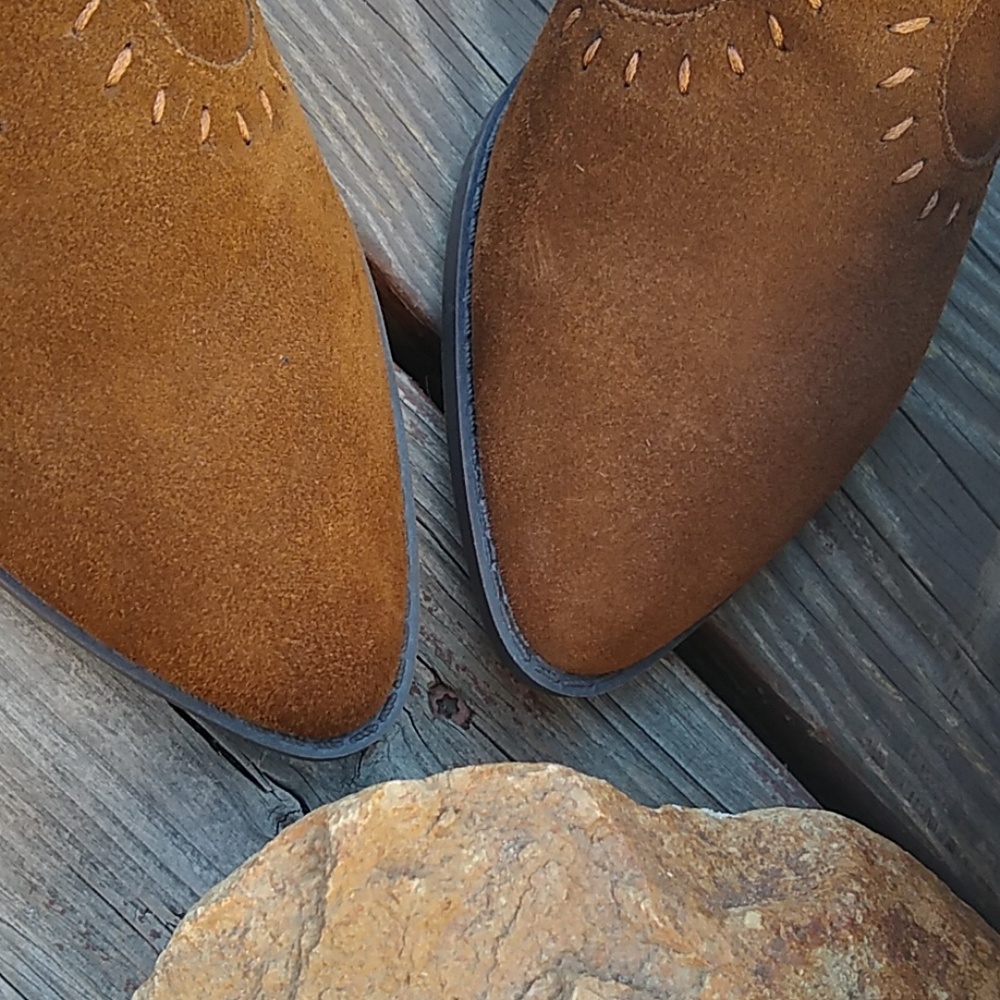 ♥️ SOLD♥️🎉Hp!🎉♥️Carlos Suede Leather Ankle Boots - Picture 4 of 8
